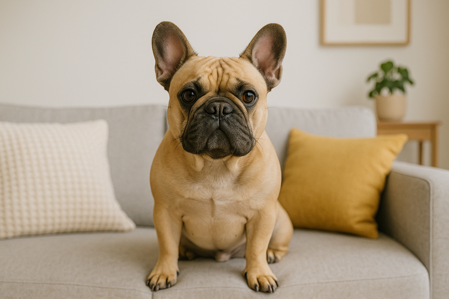 Bulldog Francés ideal como perros para departamentos en Perú